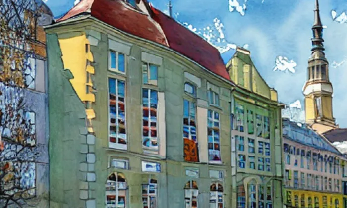 Regionální muzeum K. A. Polánka v Žatci – akvarel