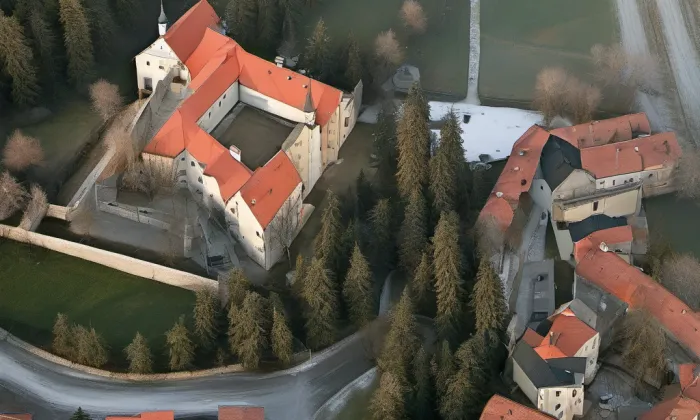 Sázavský klášter – winter
