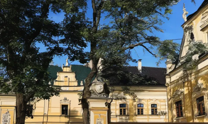 Sobotín – akvarel