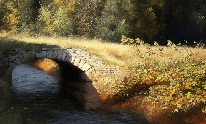 Soubor plavebních kanálů na Šumavě – autumn
