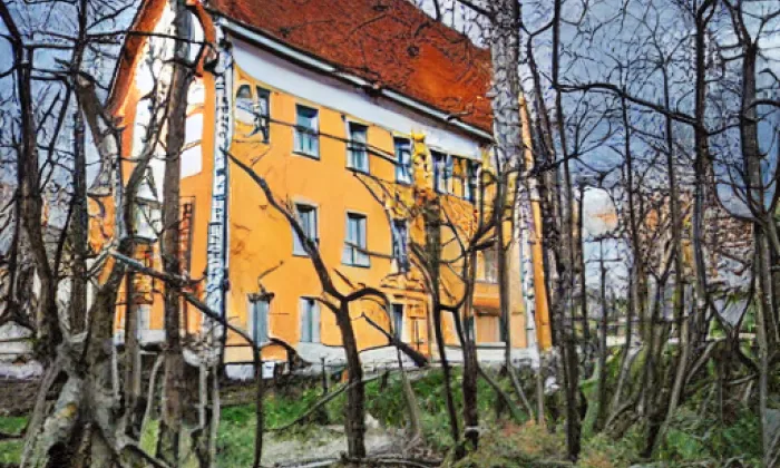 Starý a Nový zámek Kolešovice – autumn