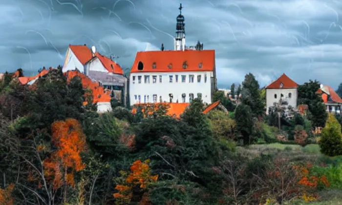 Starý zámek Jevišovice – autumn