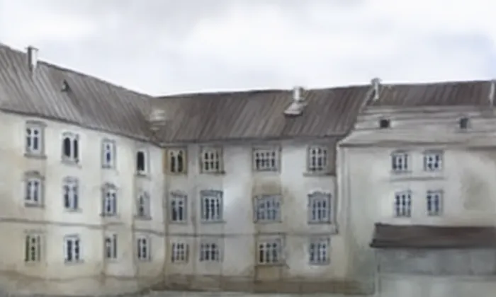 Tachov – akvarel