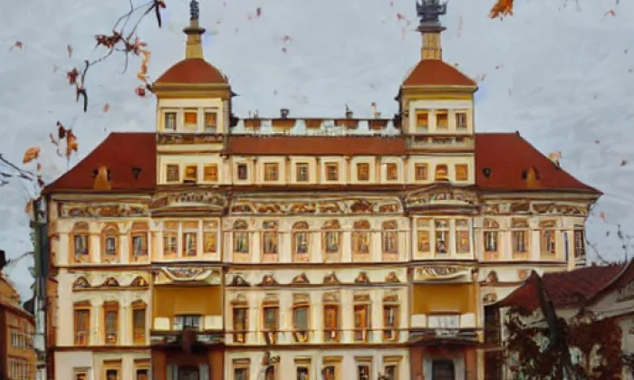 Toskánský palác v Praze – autumn