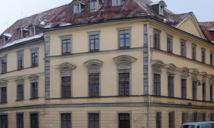 Trauttmannsdorfský palác na Starém Městě – winter