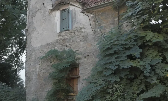 Větrný mlýn Vysoký – noc
