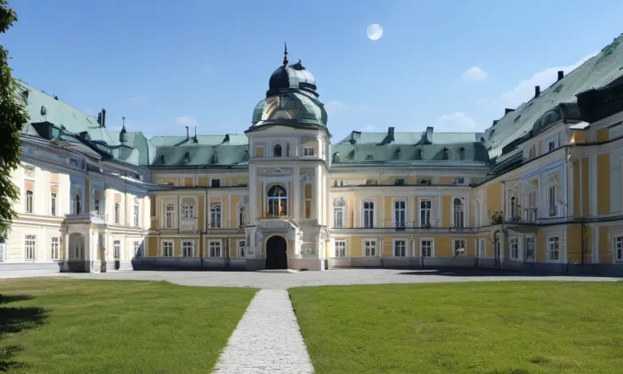 Zámek Šilheřovice – noc
