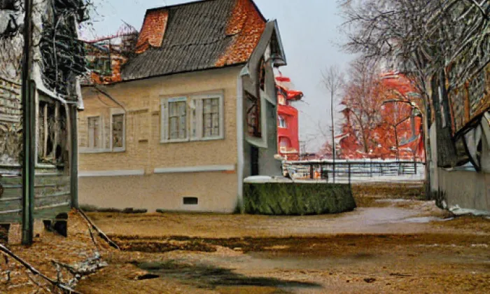 zámek Lesní Hluboké – winter