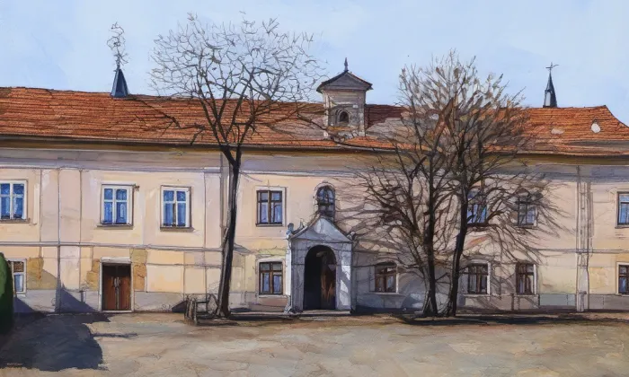 zámek Měčín – summer