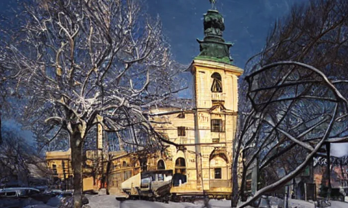 zámek Pavlovice u Přerova – noc