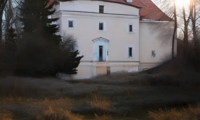 zámek Plaveč – winter
