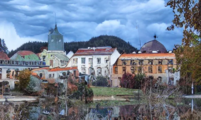 zámek Rtišovice – autumn