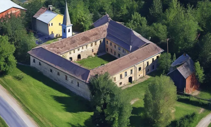 zámek Veselí nad Moravou – noc