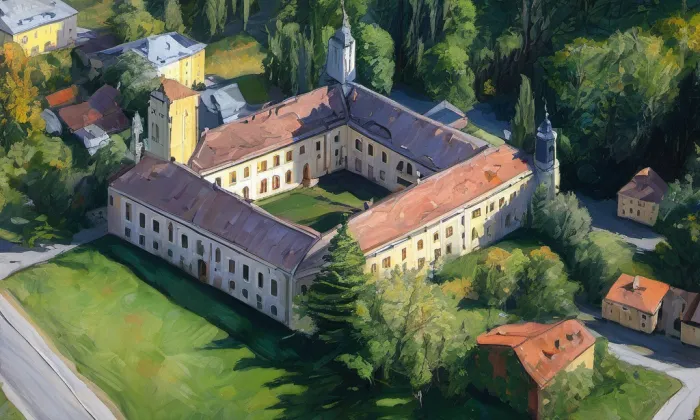 zámek Veselí nad Moravou – summer