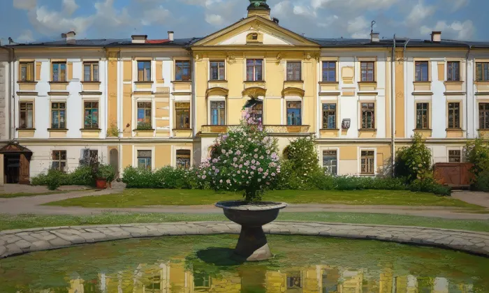 Zámek Zahrádky – spring