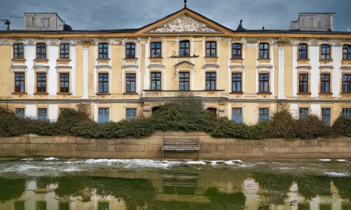 Zámek Zahrádky – winter